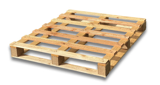 Grade B standard used wooden pallet 1200 x 1000 for warehouse and distribution use