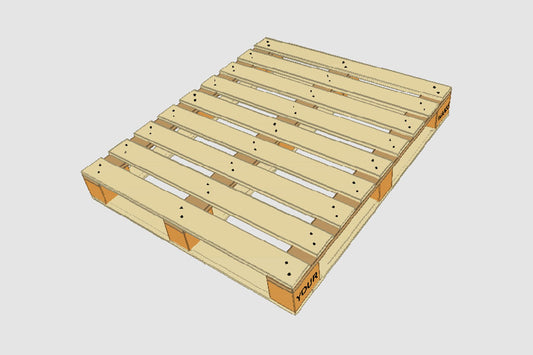 Grade A standard used wooden pallet 1200 x 1000 for UK warehouse racking